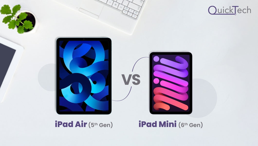 iPad Mini 5th Gen vs iPad 7th Gen Comparison - Swappa