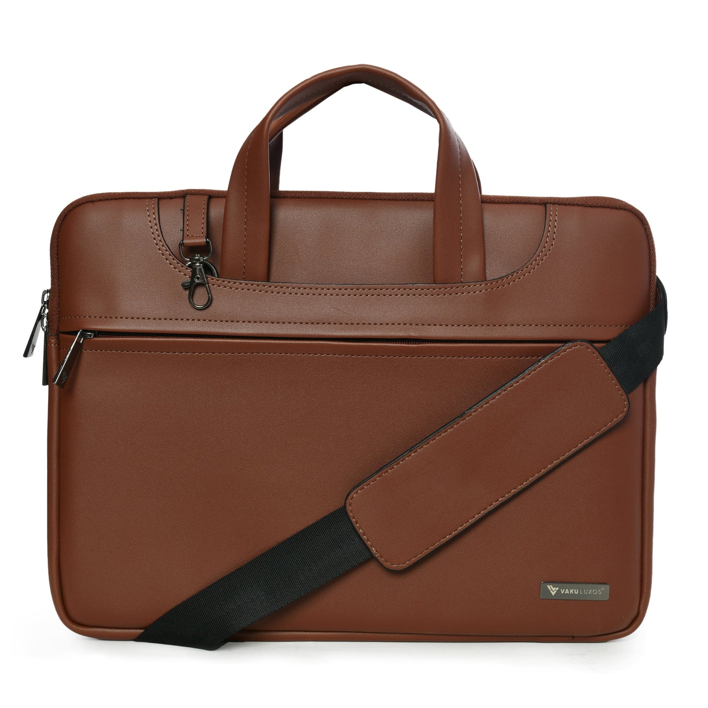 Vaku Luxos DA ITALIANO Genuine Leather Sleeve for MacBook 14" - Black