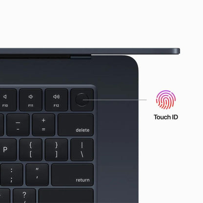 Seamless integration, sleek Touch ID on MacBook Air 15 M2