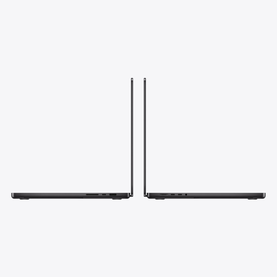 Two views of a laptop on a white background