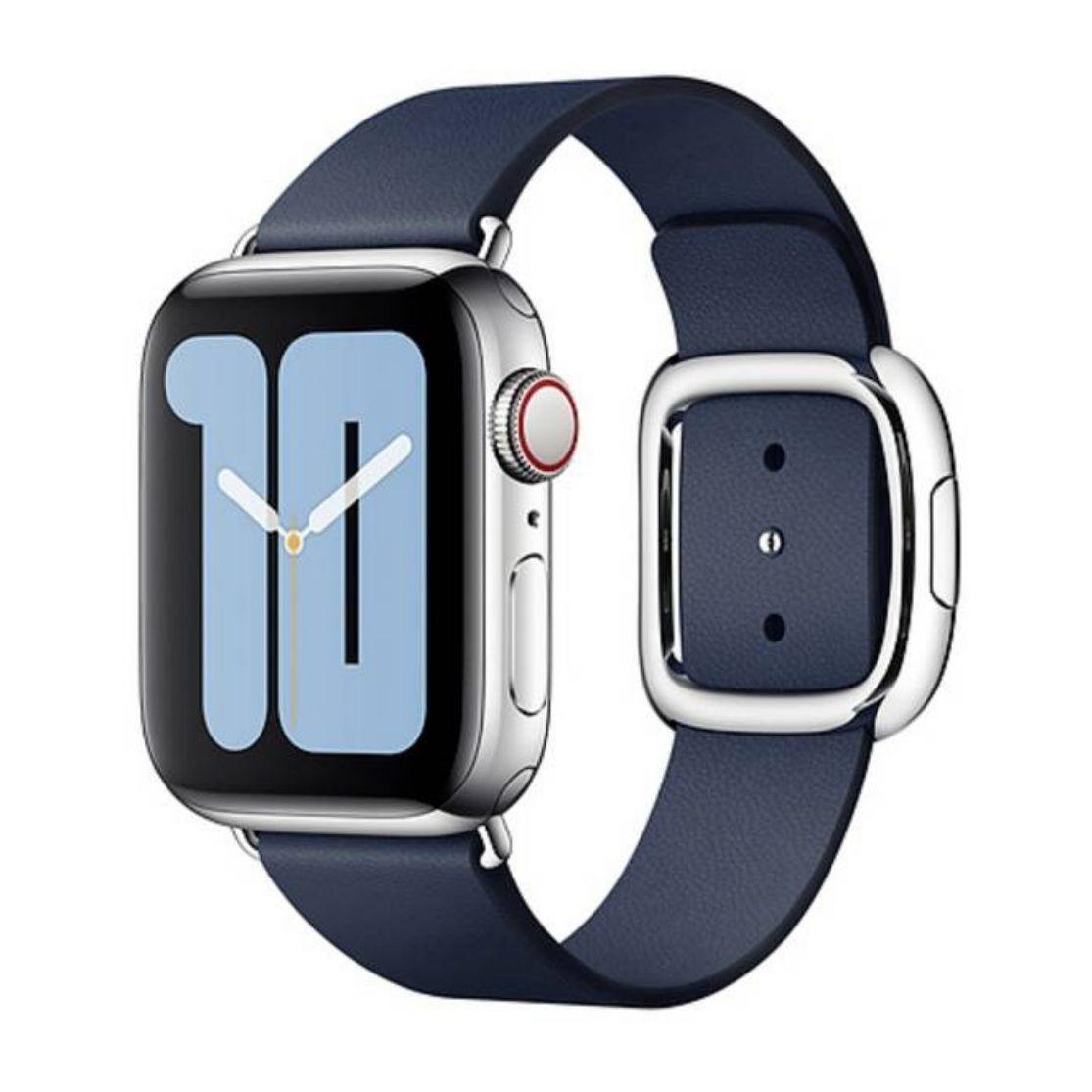 Apple Watch 40mm Deep Sea Blue | Raspberry Modern Buckle Small | Medium | Large - QuickTech.in