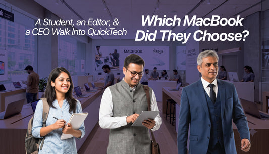 A Student, an Editor, and a CEO Walk Into QuickTech | Which MacBook Did They Choose?