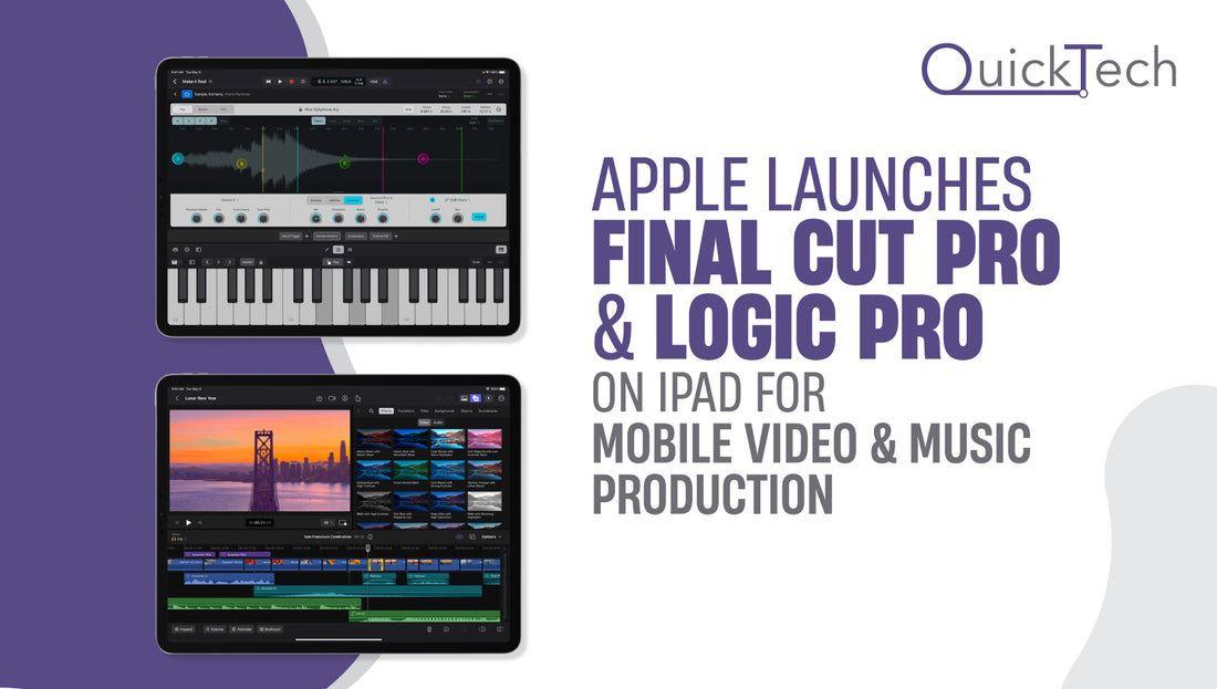 Apple Launches Final Cut Pro and Logic Pro on iPad for Mobile Video and Music Production
