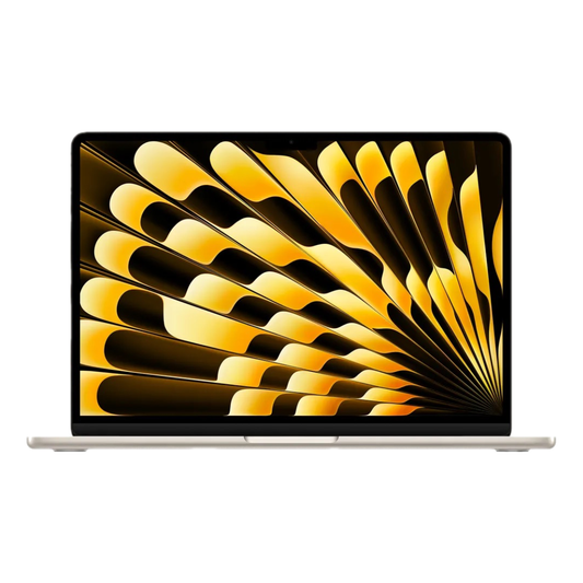 13-inch MacBook Air M5 front view in Starlight with Liquid Retina display