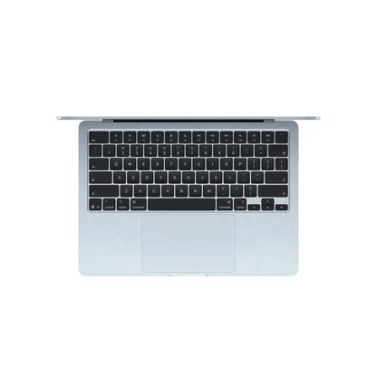 13-inch MacBook Air M5 top view showing keyboard and large trackpad