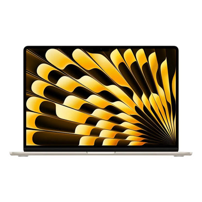 15-inch MacBook Air M5 front view in Starlight with Liquid Retina display