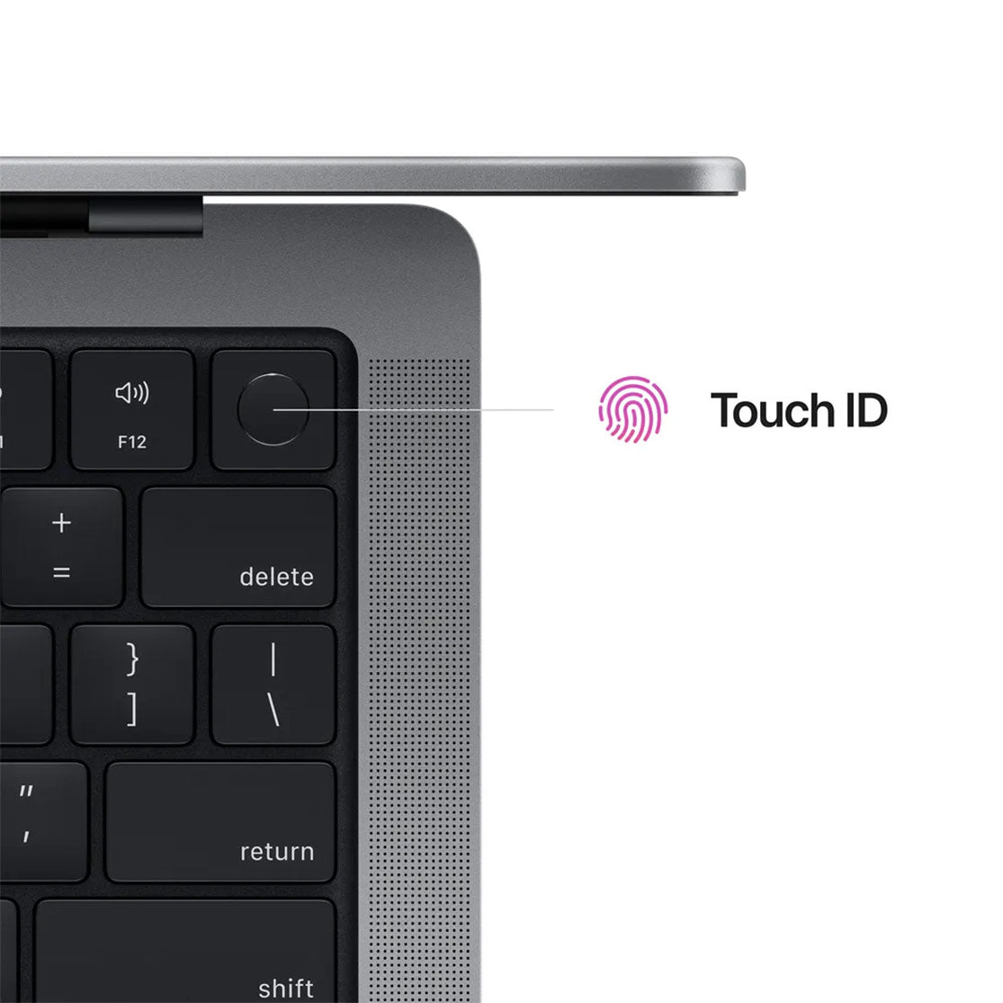 14-inch brilliance; Touch ID elegance commands attention
