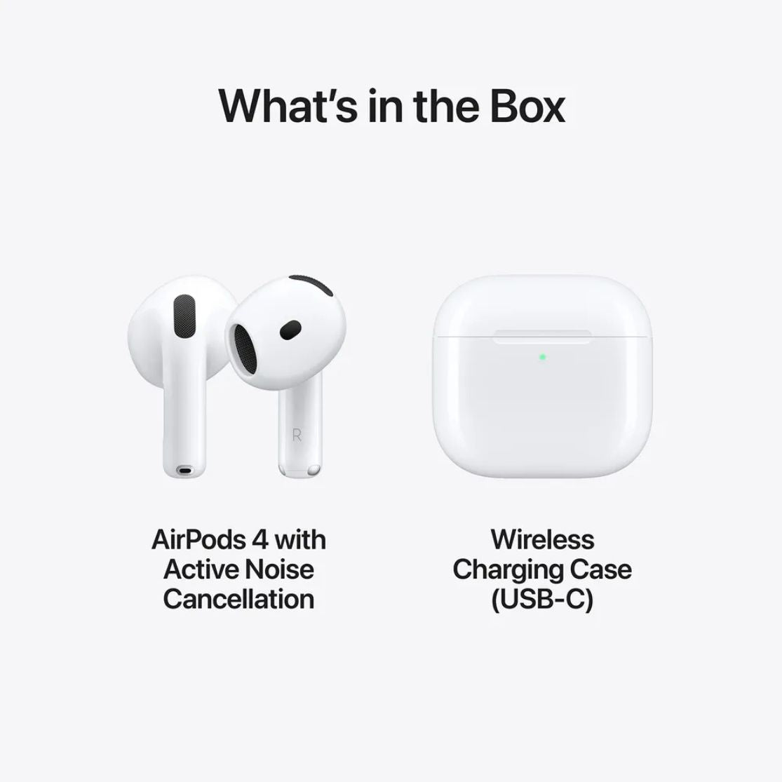 Apple AirPods (4th Generation) with USB-C Charging Case | 2024