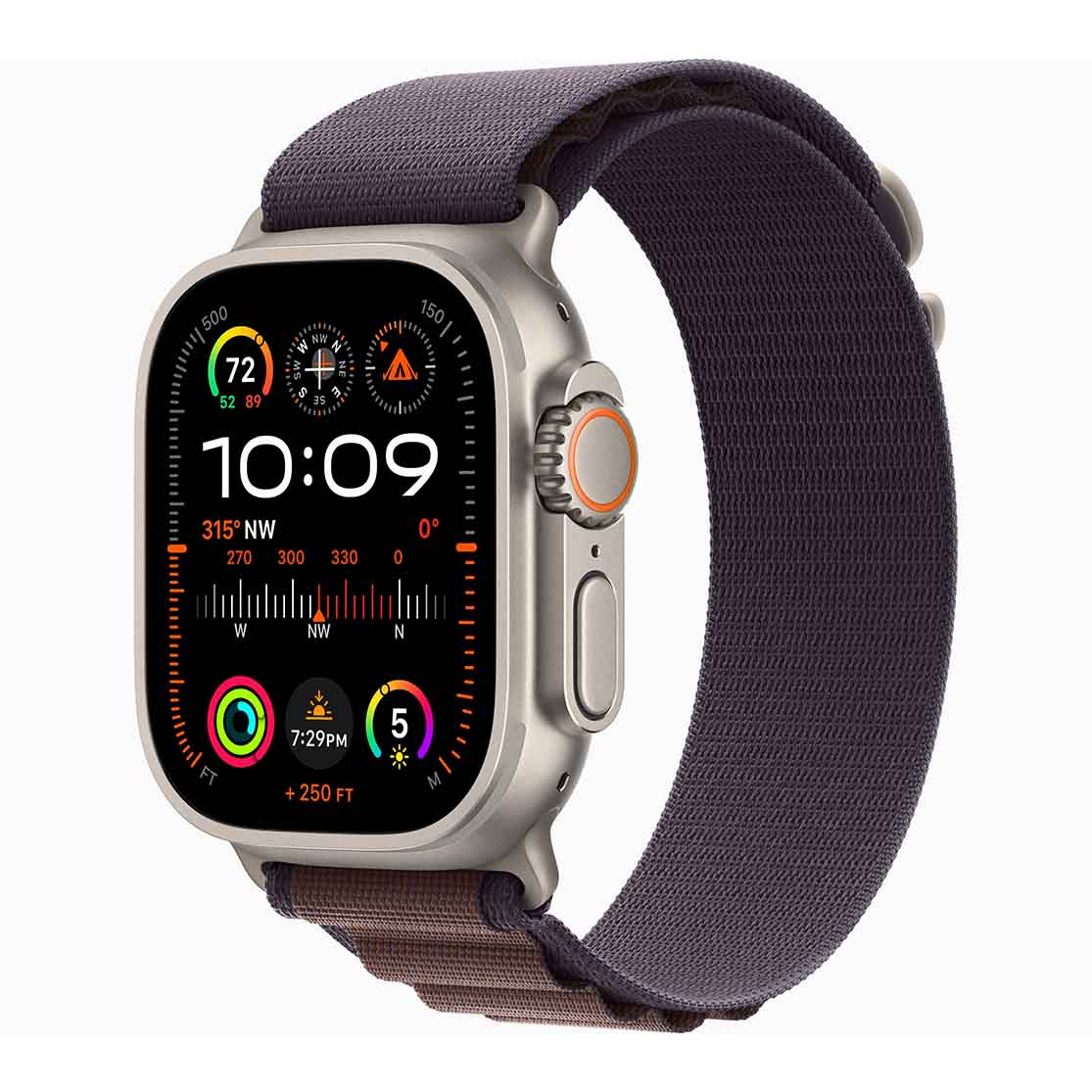 Apple Watch Ultra 2 | GPS+ Cellular | 49mm Titanium Case | Indigo Alpine Loop