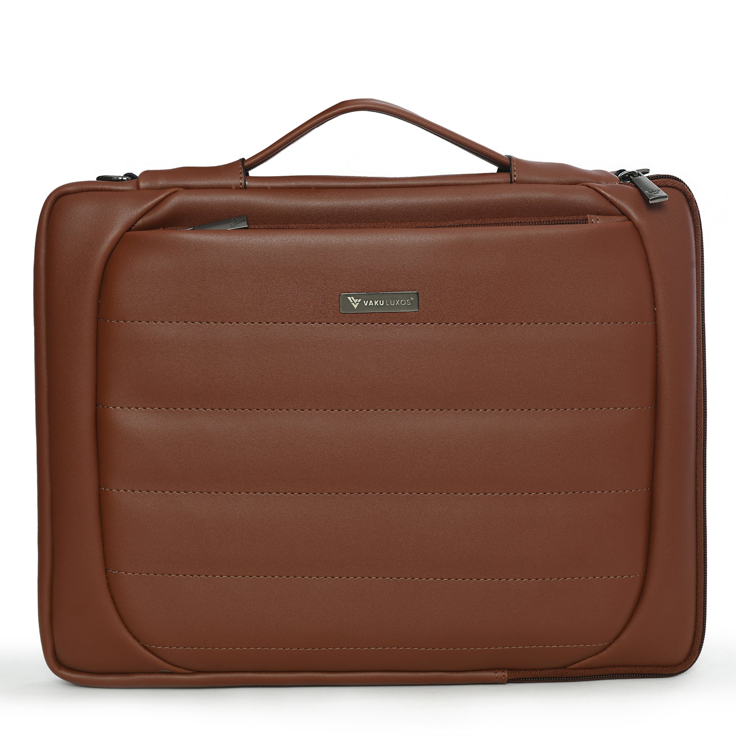 Vaku Luxos Lasa Chivelle Premium Collection Sleeve for MacBook 13"/14" with Strap - Tan Brown