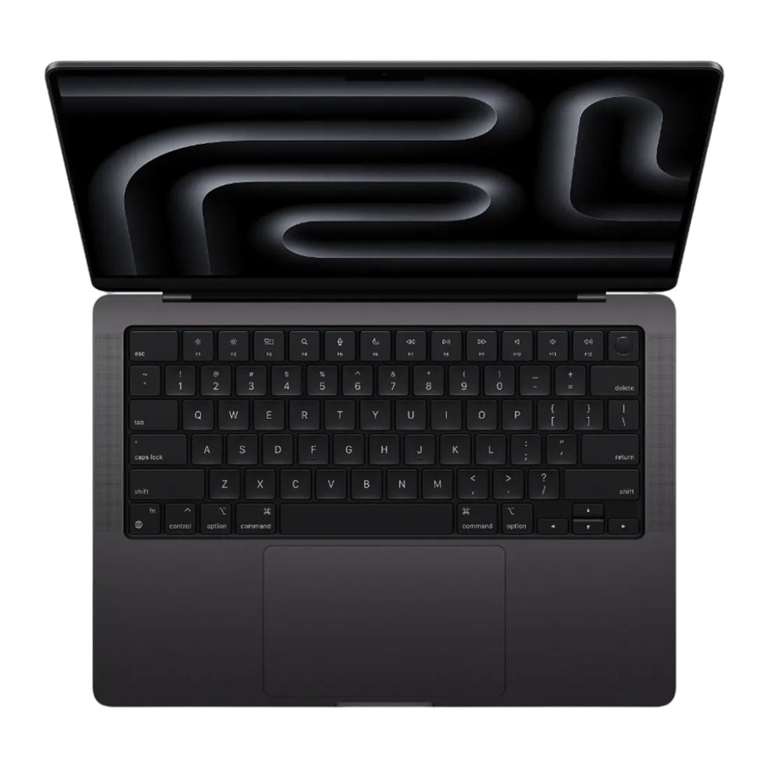 Backlit,sleek, precise keys enhance MacBook 14-inch M3 Pro's aesthetics