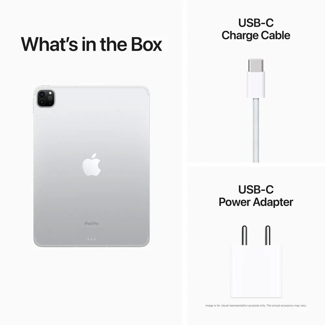 Apple iPad Pro 12.9" | M2 chip: iPad, Power adapter, USB-C cable