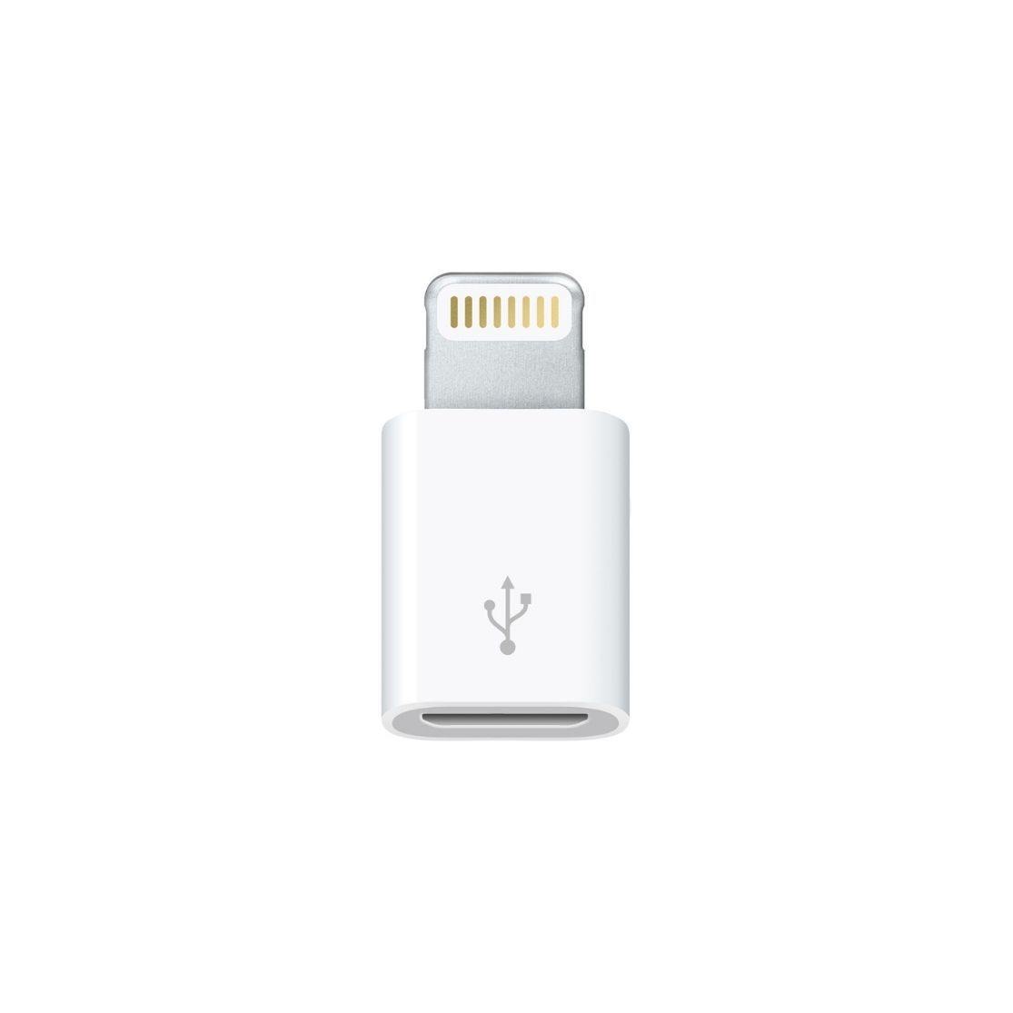 Apple Lightning to Micro USB Adapter | White - QuickTech.in