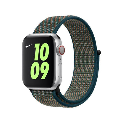 Apple Watch 40mm Hyper Crimson/Neptune Green Nike Sport Band | MXN22ZM/A - QuickTech.in